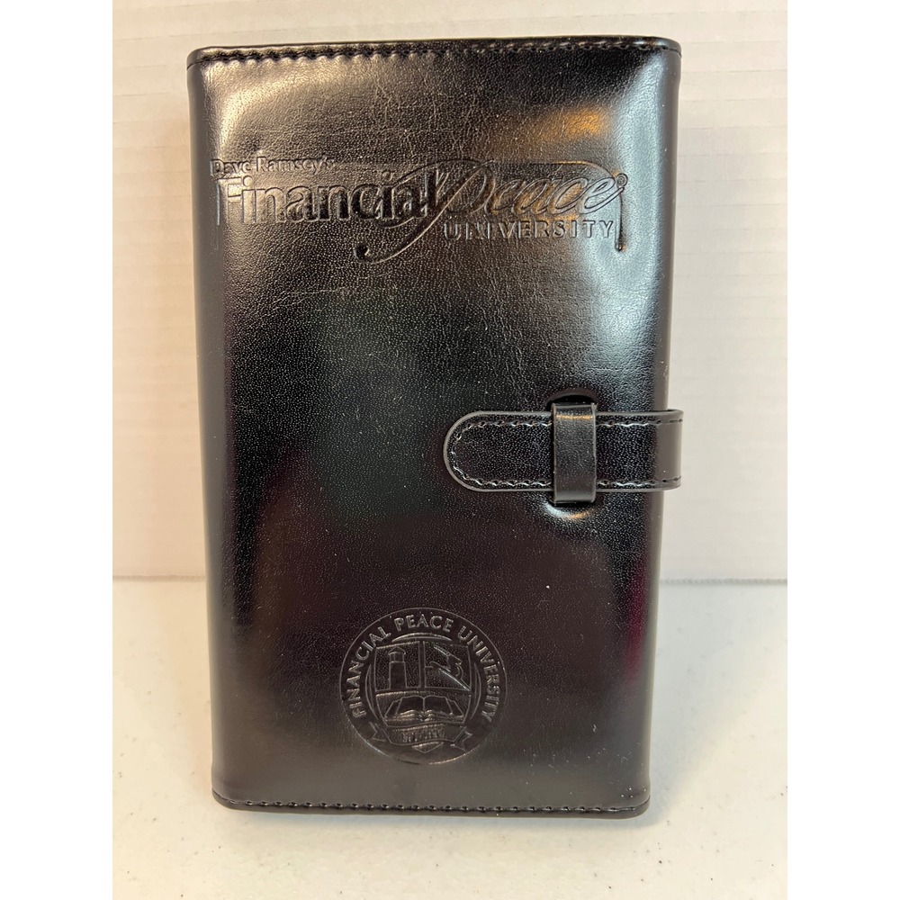 Dave Ramsey Financial Peace Uni Cash Envelope System Wallet Black Budgeting